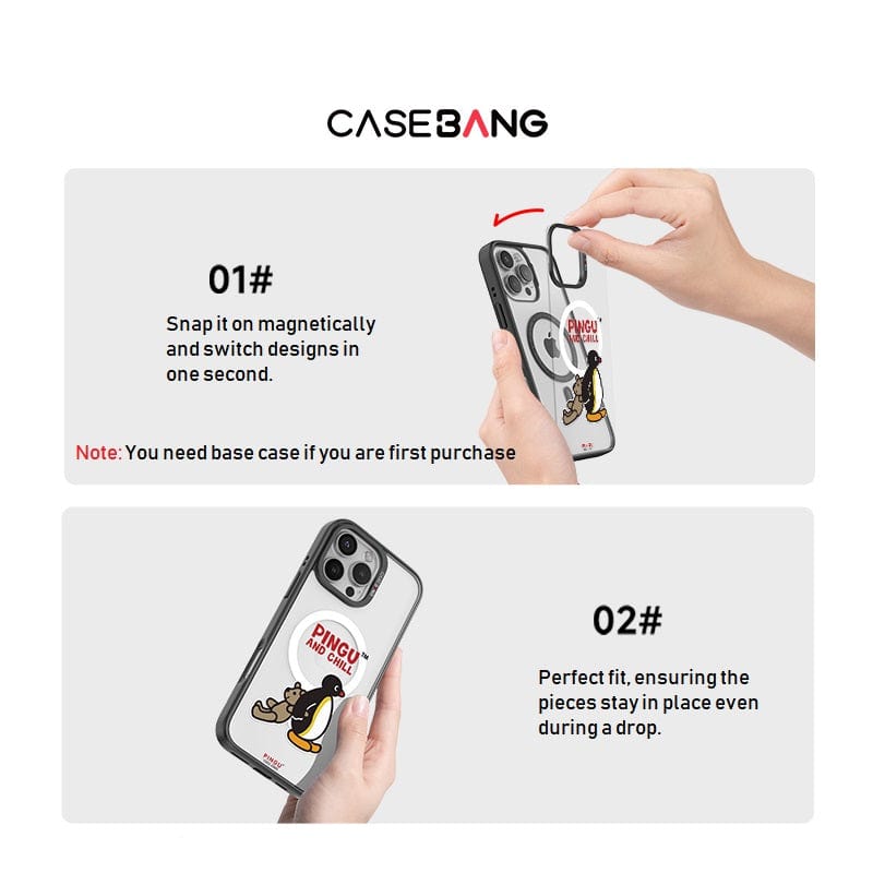 CaseBang 背盖 Pingu&Teddy Imagisnap