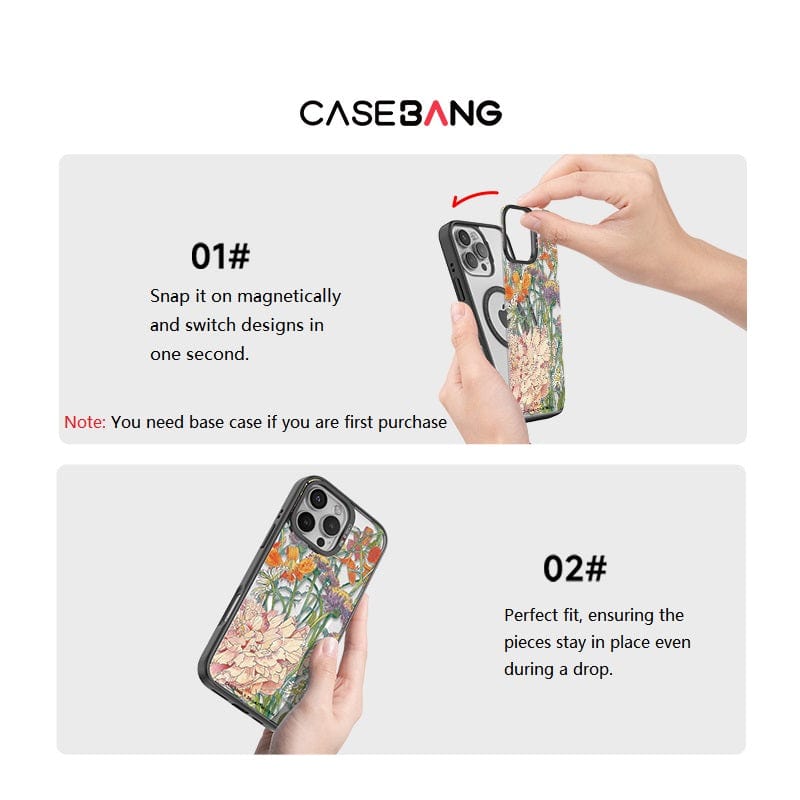CaseBang 背盖 Prosperous Flowers Imagisnap