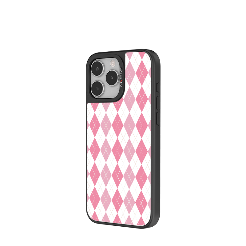 CaseBang 手机壳 SAKURA PINK PLAID UniJoy