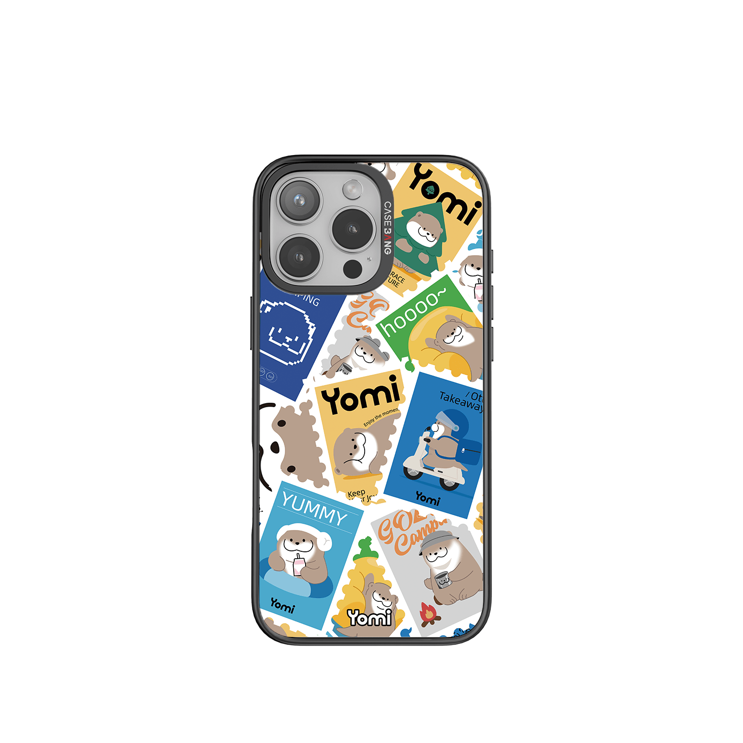 CaseBang 手机壳 iPhone 16e / Back Cover+Base Case STAMP COLLECTION OTTER Imagisnap