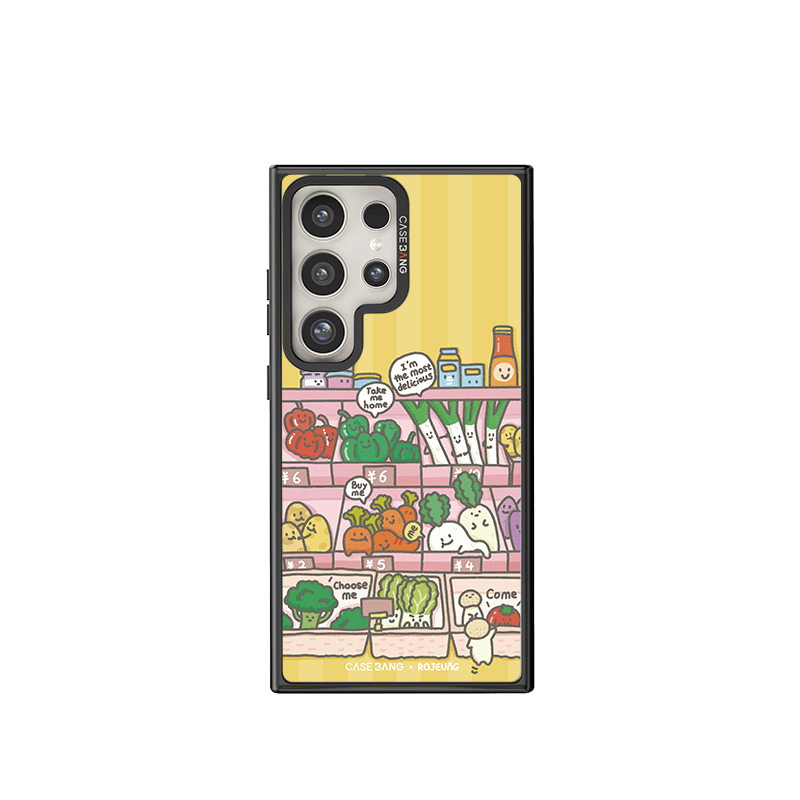 CaseBang 手机壳 Samsung S25 Ultra / Back Cover+Base Case Veggie Aisle Imagisnap