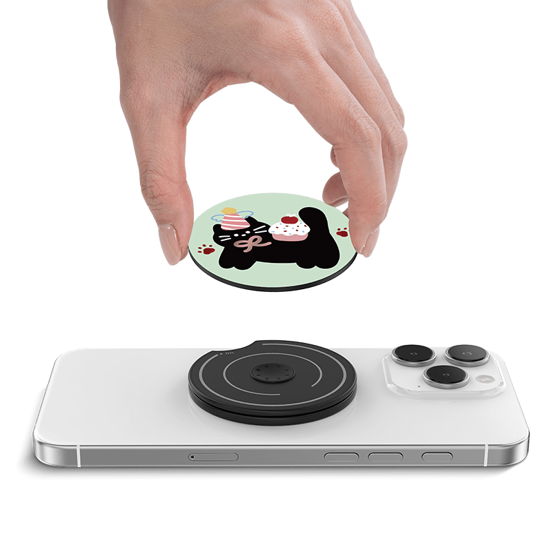 CaseBang CAT PARTY Magsafe Grip Stand