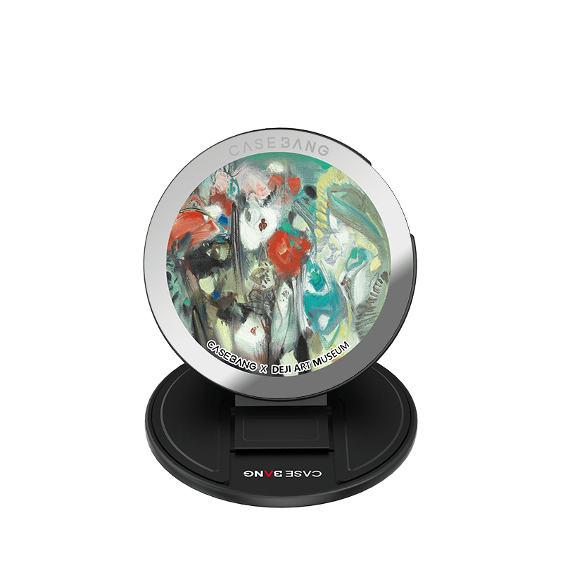CaseBang Floral Series II / Base Stand + Back Cover Deji Art MagSafe Grip Stand
