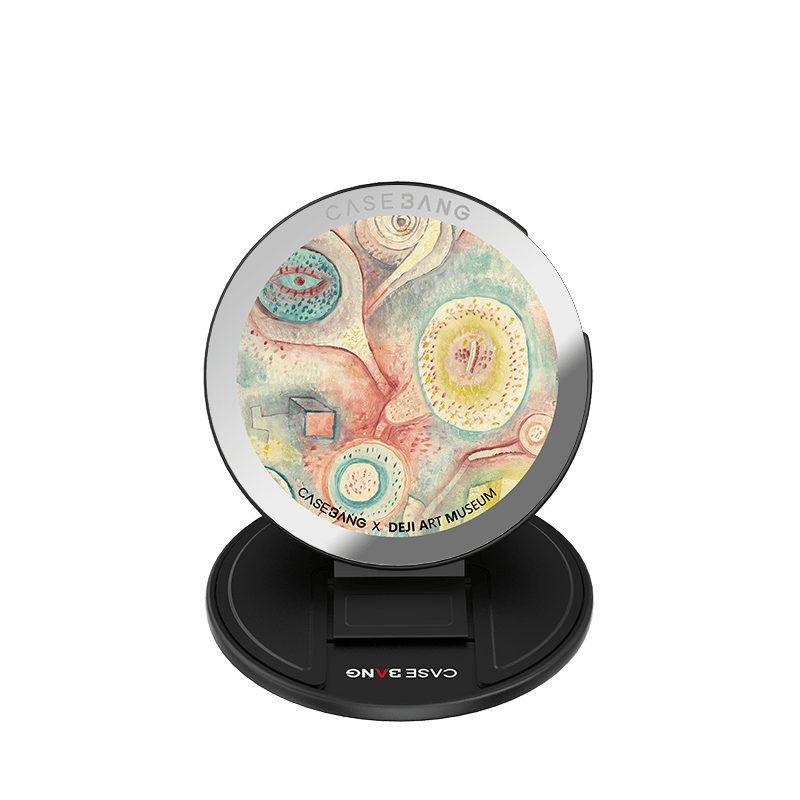CaseBang Small Flower Still Life / Base Stand + Back Cover Deji Art MagSafe Grip Stand