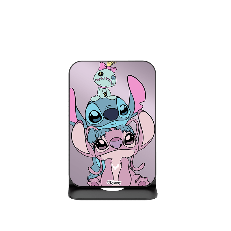 CaseBang Stacked Fun / Base Wallet Stand + Back Cover Disney Stitch Series MagSafe Wallet Stand