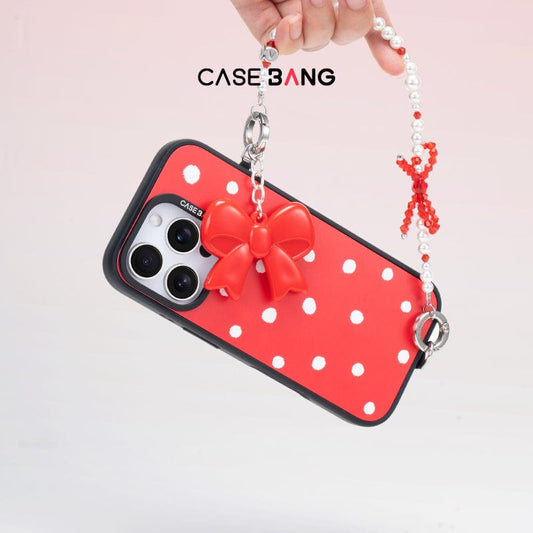 CaseBang Hand-carried Charm Red Bow Hand-carried Charm Red Bow Hand-carried Charm