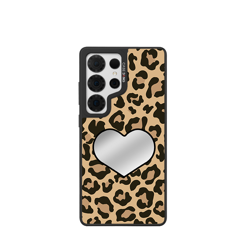 CaseBang Samsung S25 Heart Leopard Print Unijoy