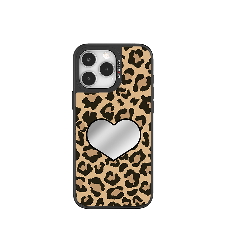 CaseBang iPhone 16 Heart Leopard Print Unijoy
