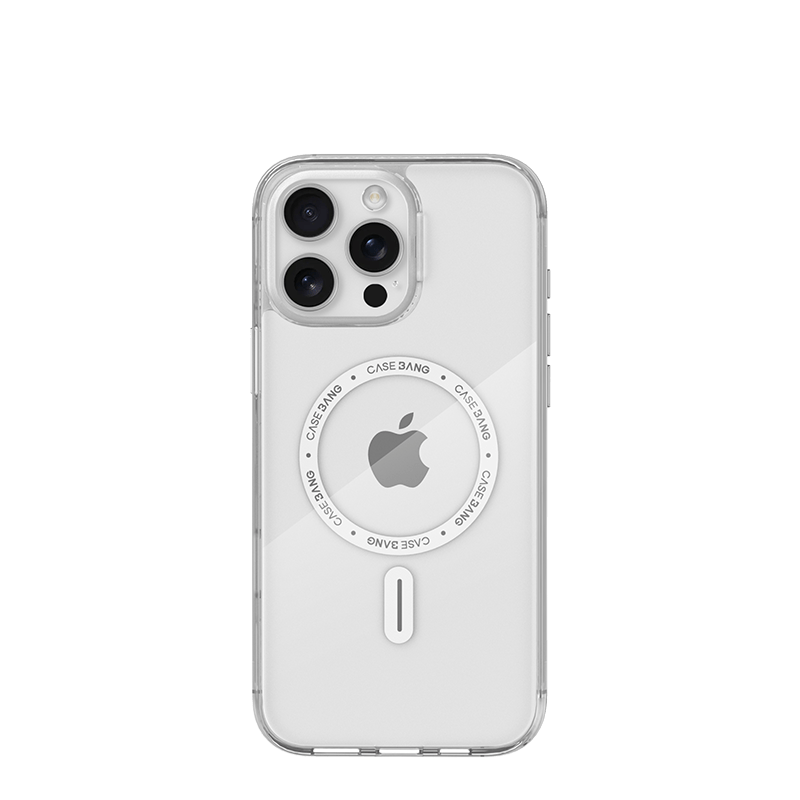 CaseBang Clear White / iPhone 15 Pro ImagiSnap Base Case