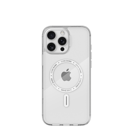 CaseBang Clear White / iPhone 15 Pro ImagiSnap Base Case