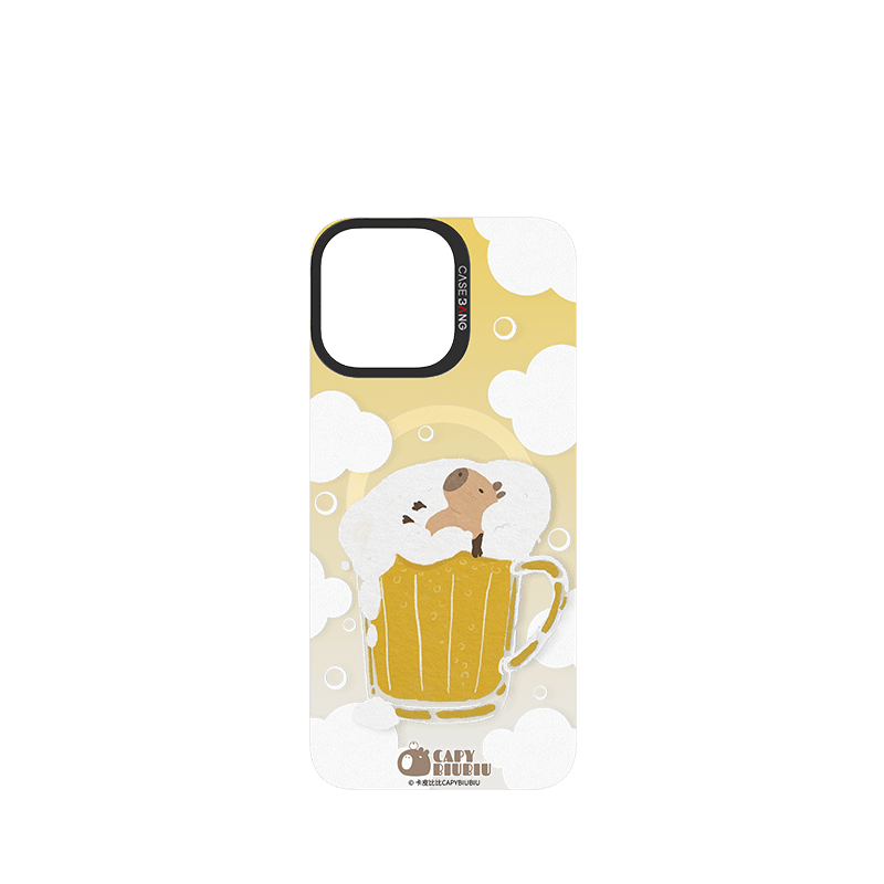 CaseBang Imagisnap Beer Capybara Imagisnap iPhone 16 Pro Max / Back Cover Beer Capybara Imagisnap
