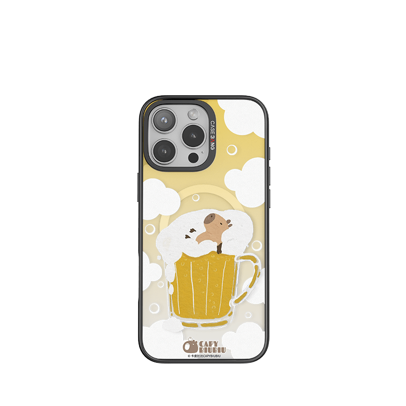 CaseBang Imagisnap Beer Capybara Imagisnap iPhone 16 Pro Max / Back Cover+Base Case Beer Capybara Imagisnap