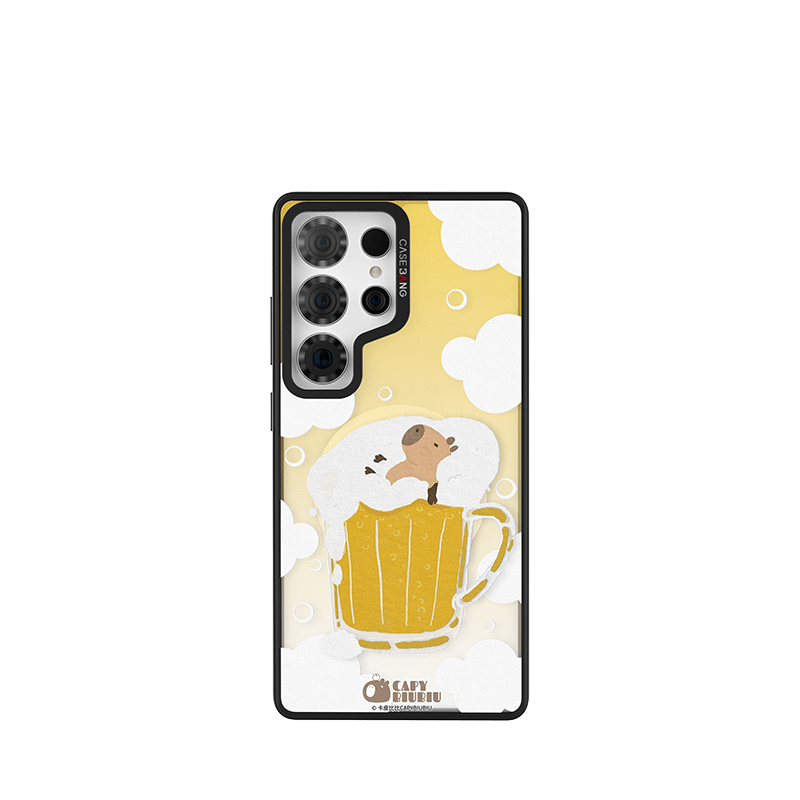 CaseBang Imagisnap Beer Capybara Imagisnap Samsung S25 Ultra / Back Cover+Base Case Beer Capybara Imagisnap