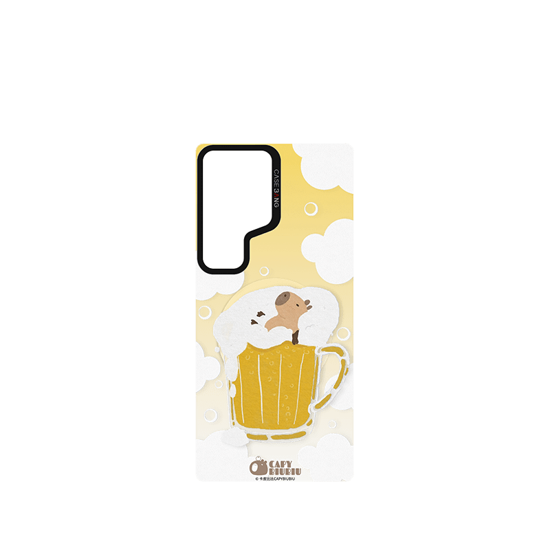 CaseBang Imagisnap Beer Capybara Imagisnap Samsung S25 Ultra / Back Cover Beer Capybara Imagisnap