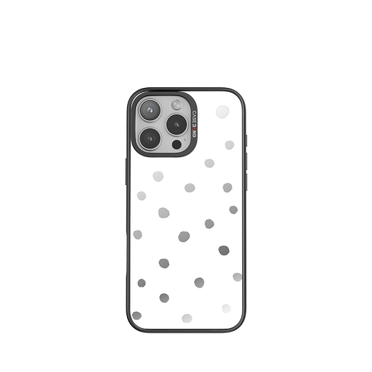 interchangeable Phone Case white Polka Dots