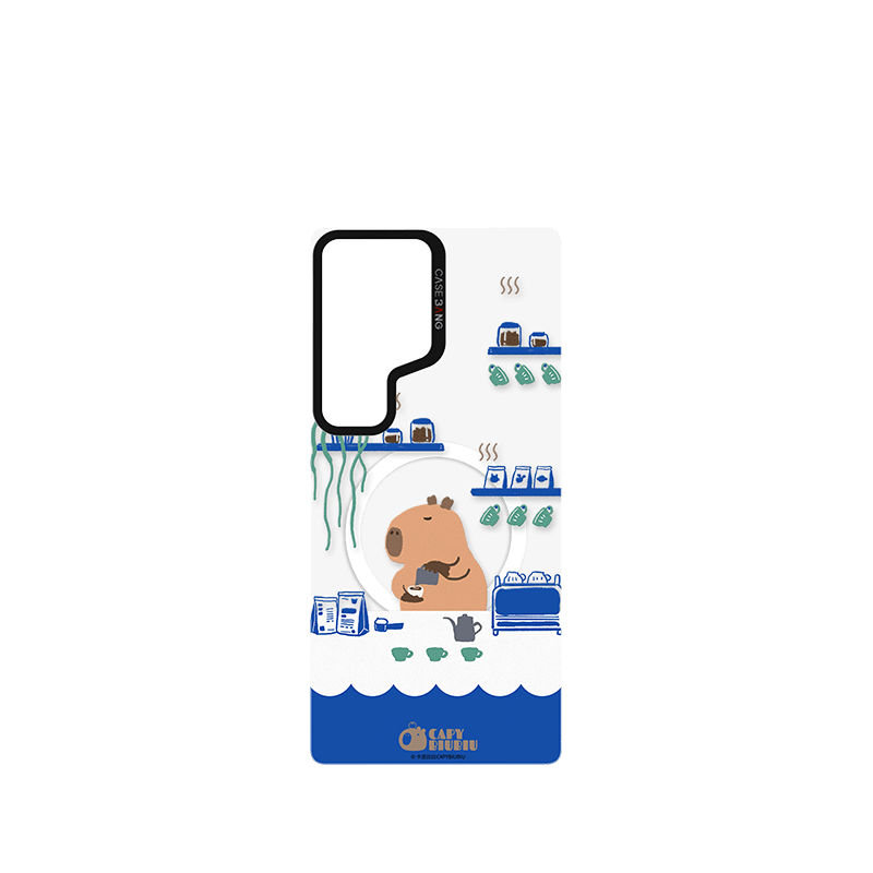 CaseBang Imagisnap Coffee Capybara Imagisnap Samsung S25 Ultra / Back Cover Coffee Capybara Imagisnap