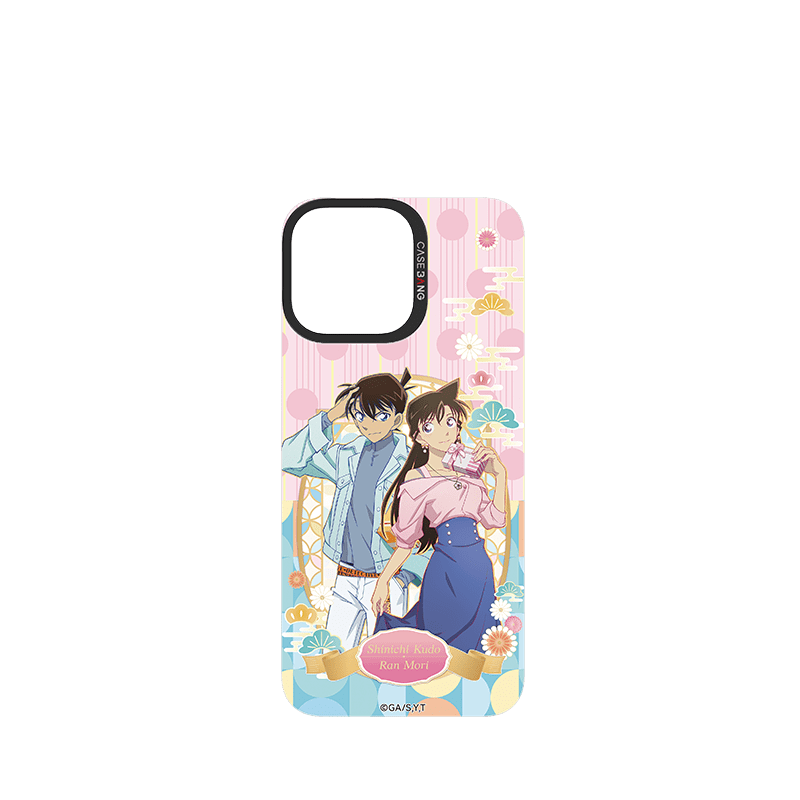 CaseBang Imagisnap Detective Conan : Destiny Promise magsafe interchangeable phone case For iPhone 13-16 series iPhone 16 Pro Max / Back Cover Destiny Shinichi & Ran Imagisnap
