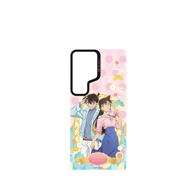CaseBang Imagisnap Detective Conan : Destiny Promise magsafe interchangeable phone case For iPhone 13-16 series Samsung S25 Ultra / Back Cover Destiny Shinichi & Ran Imagisnap