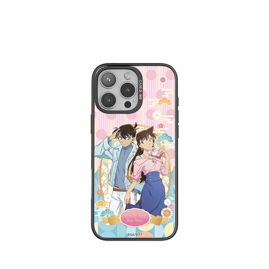 CaseBang Imagisnap Detective Conan : Destiny Promise magsafe interchangeable phone case For iPhone 13-16 series iPhone 16 Pro Max / Back Cover+Base Case Destiny Shinichi & Ran Imagisnap