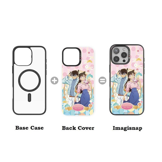 CaseBang Imagisnap Detective Conan : Destiny Promise magsafe interchangeable phone case For iPhone 13-16 series Destiny Shinichi & Ran Imagisnap