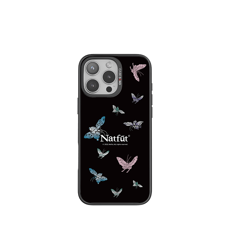 CaseBang Imagisnap Ethereal Garden magsafe interchangeable phone case For iPhone 13-16 series iPhone 16 Pro Max / Back Cover+Base Case Dream Of Butterfly Imagisnap