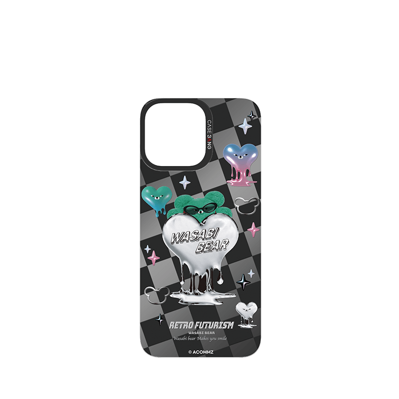 CaseBang Imagisnap Wasabi Bear - Flowing Plaid Imagisnap iPhone 16 Pro Max / Back Cover Flowing Plaid Imagisnap