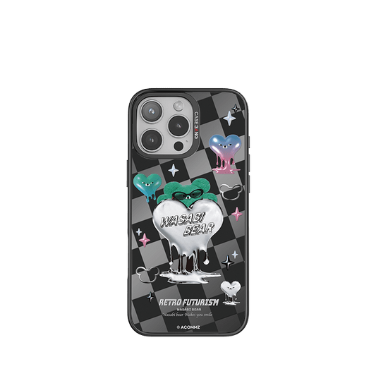 CaseBang Imagisnap Wasabi Bear - Flowing Plaid Imagisnap iPhone 16 Pro Max / Back Cover+Base Case Flowing Plaid Imagisnap