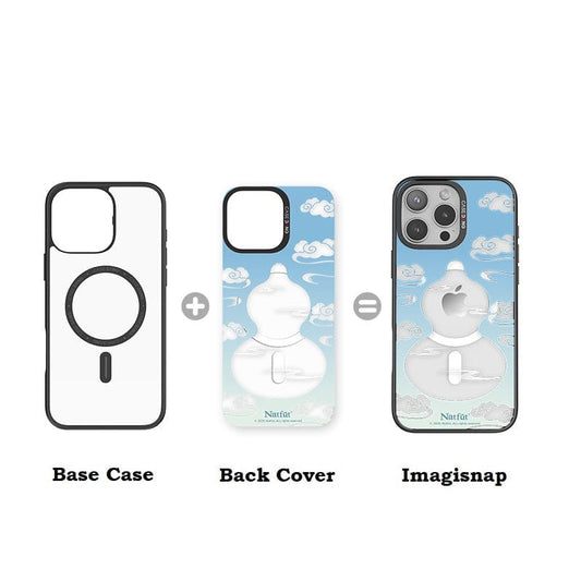 CaseBang Imagisnap Ethereal Garden magsafe interchangeable phone case For iPhone 13-16 series Fortune & Prosperity Imagisnap
