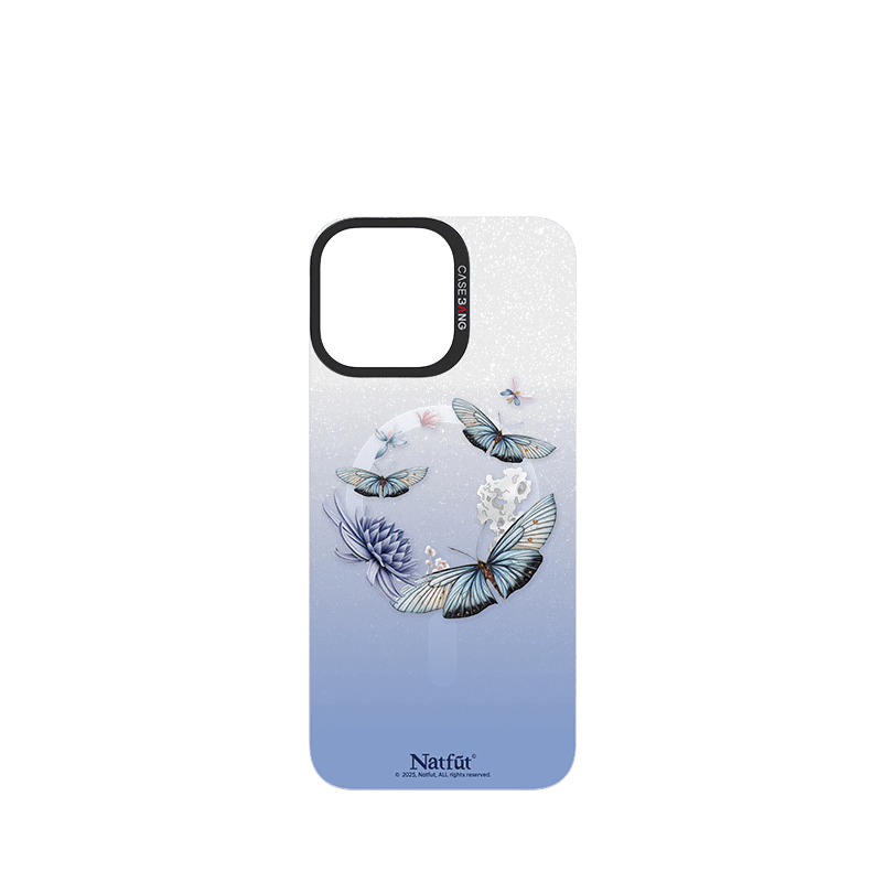 CaseBang Imagisnap Ethereal Garden magsafe interchangeable phone case For iPhone 13-16 series iPhone 16 Pro Max / Back Cover Love Of Butterfly Imagisnap