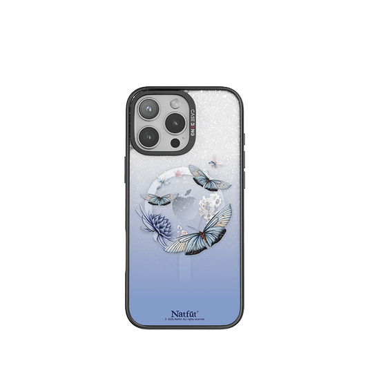 CaseBang Imagisnap Ethereal Garden magsafe interchangeable phone case For iPhone 13-16 series iPhone 16 Pro Max / Back Cover+Base Case Love Of Butterfly Imagisnap