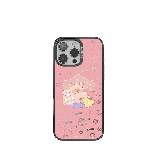 CaseBang Imagisnap Patchwork Dreams magsafe interchangeable phone case For iPhone 13-16 series iPhone 16 Pro Max / Back Cover+Base Case Lying LULU Imagisnap