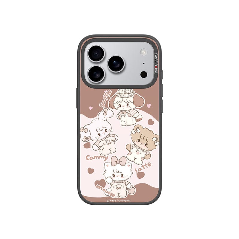 CaseBang Imagisnap Casebang Mikko Replaceable Magsafe Phone Case | For iPhone 15/16 series and samsung s24 iPhone 17 Pro / Back Cover Mikko Family Imagisnap