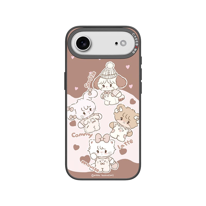 CaseBang Imagisnap Casebang Mikko Replaceable Magsafe Phone Case | For iPhone 15/16 series and samsung s24 iPhone 17 Air / Back Cover Mikko Family Imagisnap