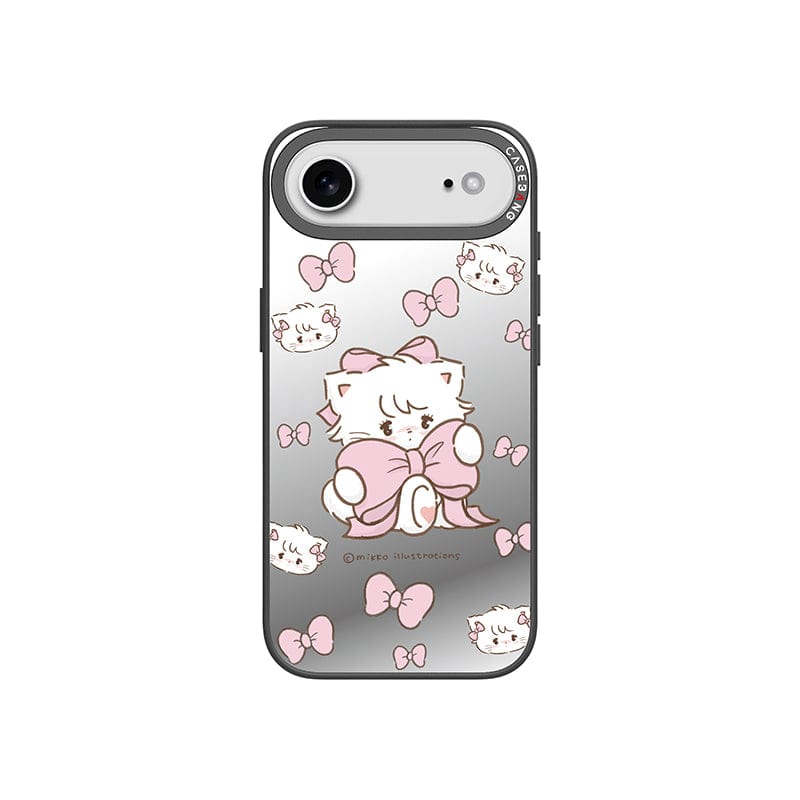 CaseBang Imagisnap Casebang Mikko Replaceable Magsafe Phone Case | For iPhone 15/16 series and samsung s24 iPhone 17 Air / Back Cover Only Mousse & Ribbon Bow Imagisnap