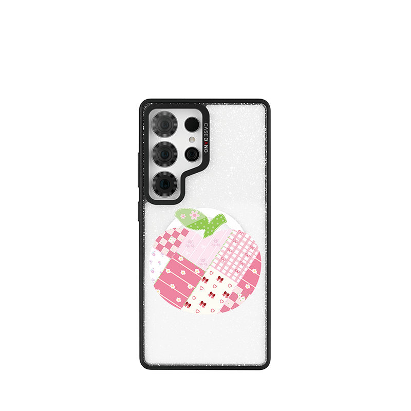 CaseBang Imagisnap Patchwork Dreams magsafe interchangeable phone case | For iPhone 13-16 series Samsung S25 Ultra / Back Cover+Base Case Pinky Fruit Imagisnap