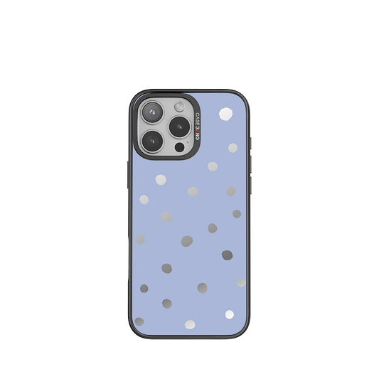 CaseBang Imagisnap Polka Dots Series magsafe interchangeable phone case For iPhone 13-16 series iPhone 16 Pro Max / Back Cover+Base Case Purple Polka Dots Imagisnap