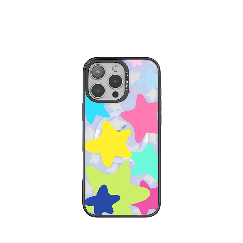 CaseBang Imagisnap Rainbow Star Imagisnap iPhone 16 Pro Max / Back Cover+Base Case Rainbow Star Imagisnap