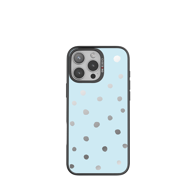 Phone Case Blue Polka Dots