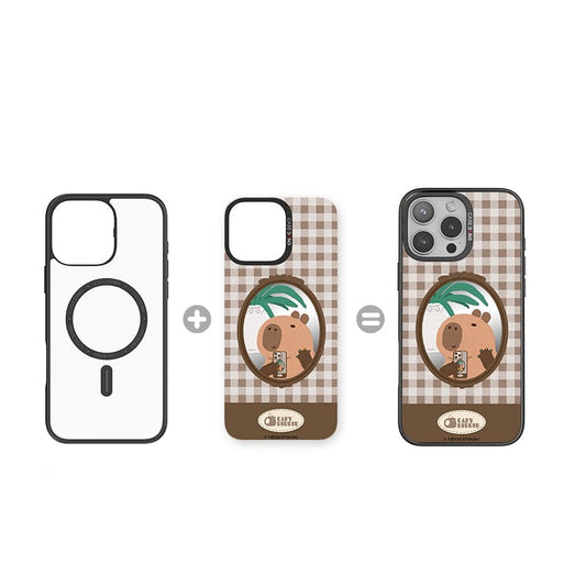 CaseBang Imagisnap Selfie Capybara Imagisnap iPhone 16 Pro Max / Back Cover+Base Case Selfie Capybara Imagisnap