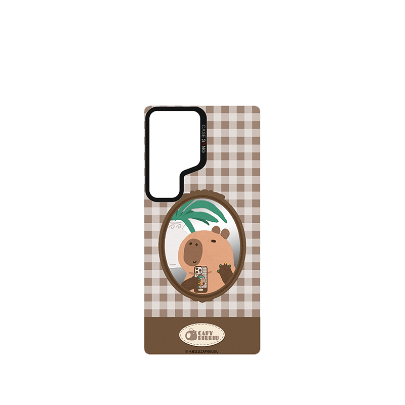 CaseBang Imagisnap Selfie Capybara Imagisnap Samsung S25 Ultra / Back Cover Selfie Capybara Imagisnap