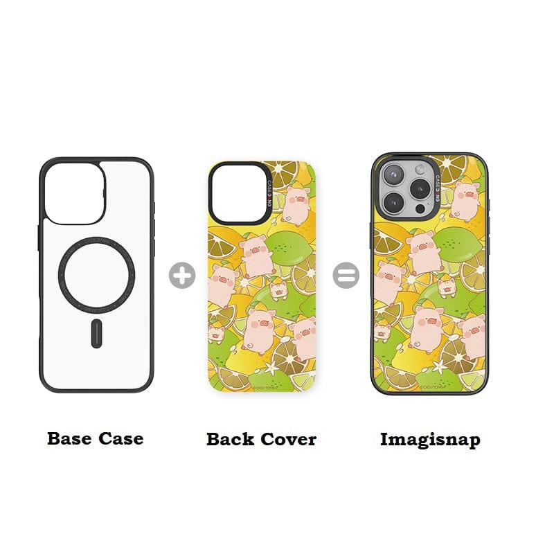 CaseBang Imagisnap Patchwork Dreams magsafe interchangeable phone case For iPhone 13-16 series Sour LULU Imagisnap
