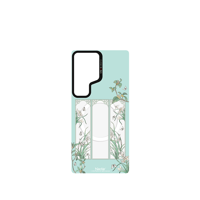 CaseBang Imagisnap Ethereal Garden magsafe interchangeable phone case For iPhone 13-16 series Samsung S25 Ultra / Back Cover Spring Breeze Imagisnap