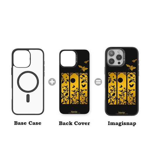 CaseBang Imagisnap Ethereal Garden magsafe interchangeable phone case For iPhone 13-16 series Spring Screen Imagisnap