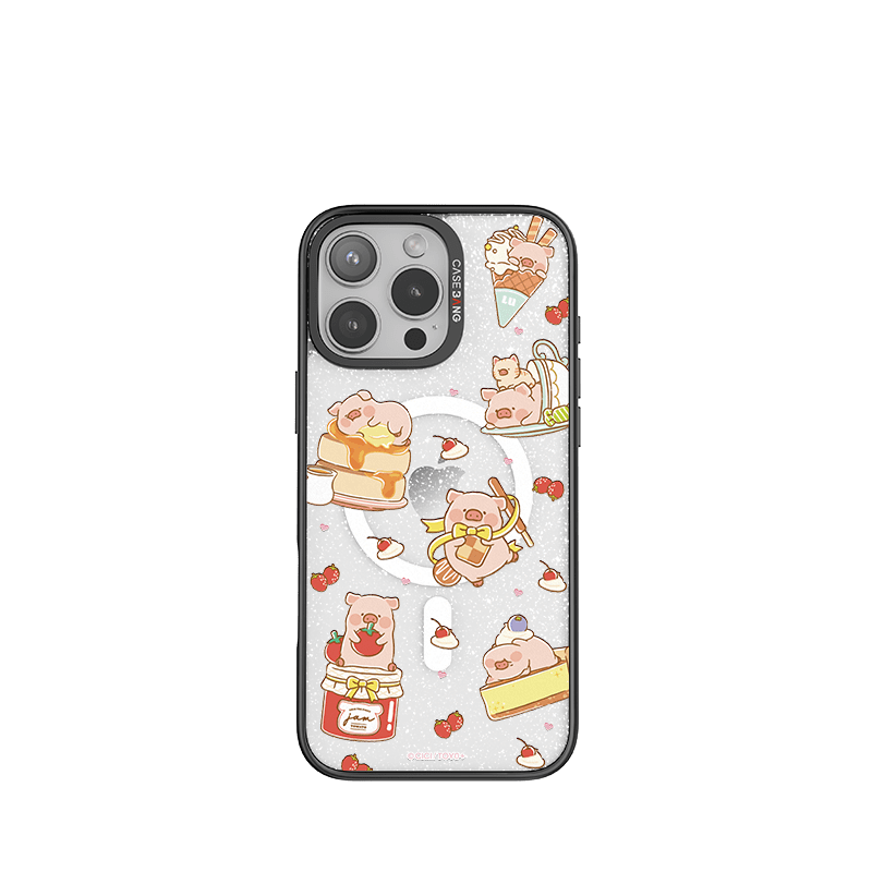 CaseBang Imagisnap Patchwork Dreams magsafe interchangeable phone case For iPhone 13-16 series iPhone 16 Pro Max / Back Cover+Base Case Sweet LULU Imagisnap