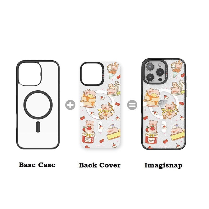 CaseBang Imagisnap Patchwork Dreams magsafe interchangeable phone case For iPhone 13-16 series Sweet LULU Imagisnap