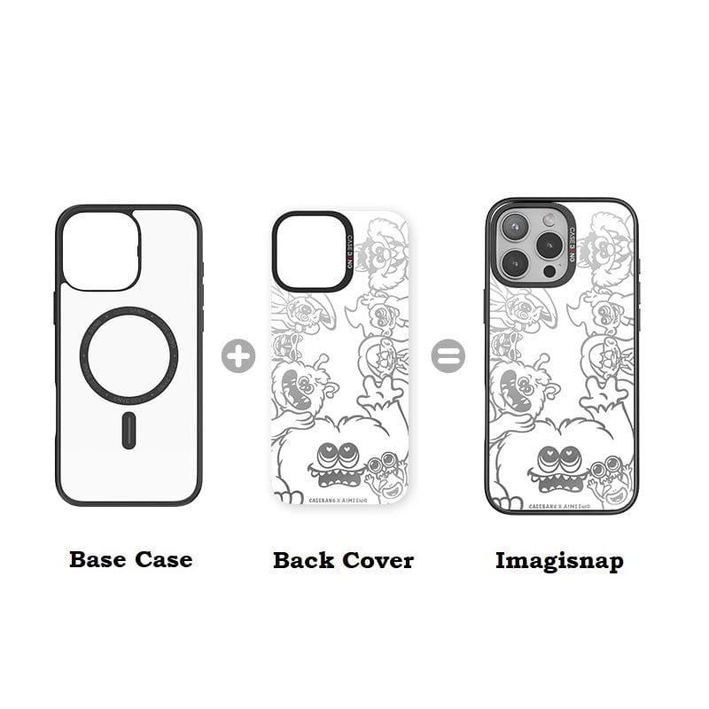 CaseBang Imagisnap AIMEEWQ magsafe interchangeable phone case For iPhone 13-16 series Wishing Aimeewq Imagisnap