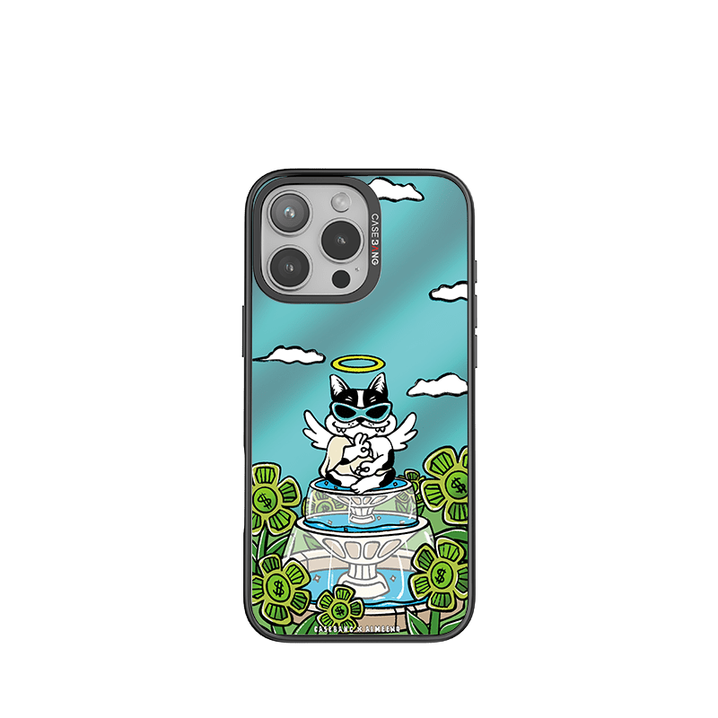 CaseBang Imagisnap AIMEEWQ magsafe interchangeable phone case For iPhone 13-16 series iPhone 16 Pro Max / Back Cover+Base Case Wishing Well Imagisnap