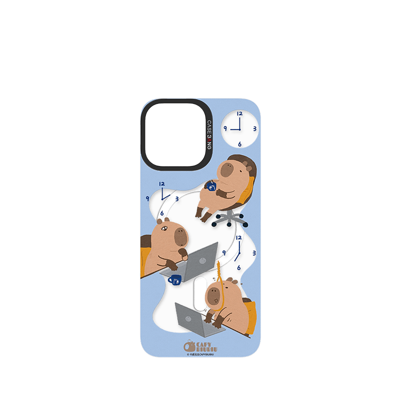 CaseBang Imagisnap Working Capybara Imagisnap iPhone 16 Pro Max / Back Cover Working Capybara Imagisnap