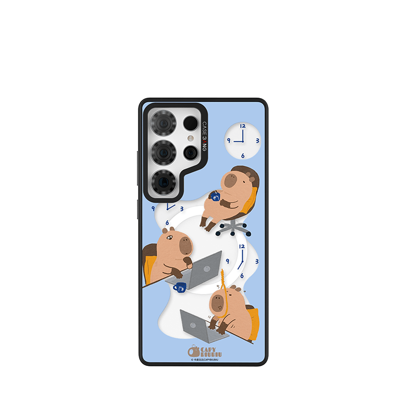 CaseBang Imagisnap Working Capybara Imagisnap Samsung S25 Ultra / Back Cover+Base Case Working Capybara Imagisnap