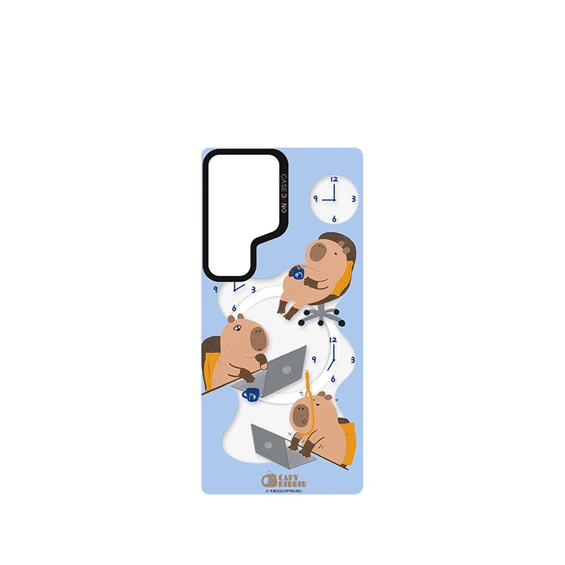CaseBang Imagisnap Working Capybara Imagisnap Samsung S25 Ultra / Back Cover Working Capybara Imagisnap